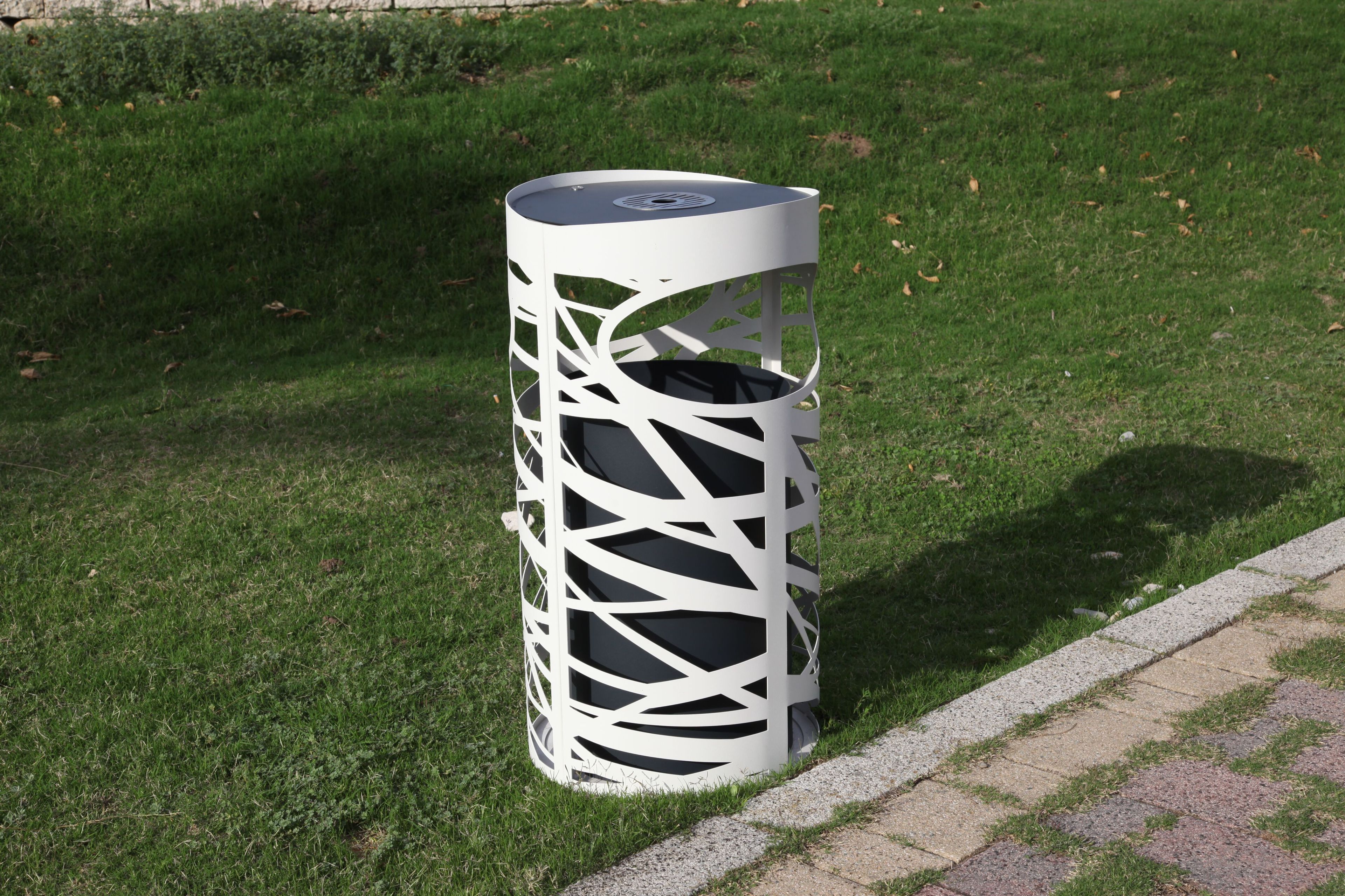 Наружная крышка стальная корзина для мусора с пепельницей CITYSì Bobby ARCH-00133769 - Вид №1