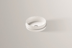 2024503000 Встраиваемая раковина для плит толщиной 30 мм, eb.ke375, белая, proshield Alape серия KE (Unisono)