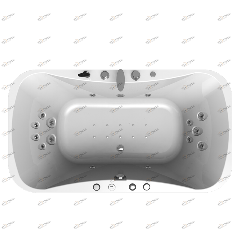 Гидромассаж "Лечебный Chrome" на ванну Лион (двигатель 1500 Вт, джет Глори - 6 шт., джет Джереми - 9 шт.) Radomir 1-65-2-0-2-030