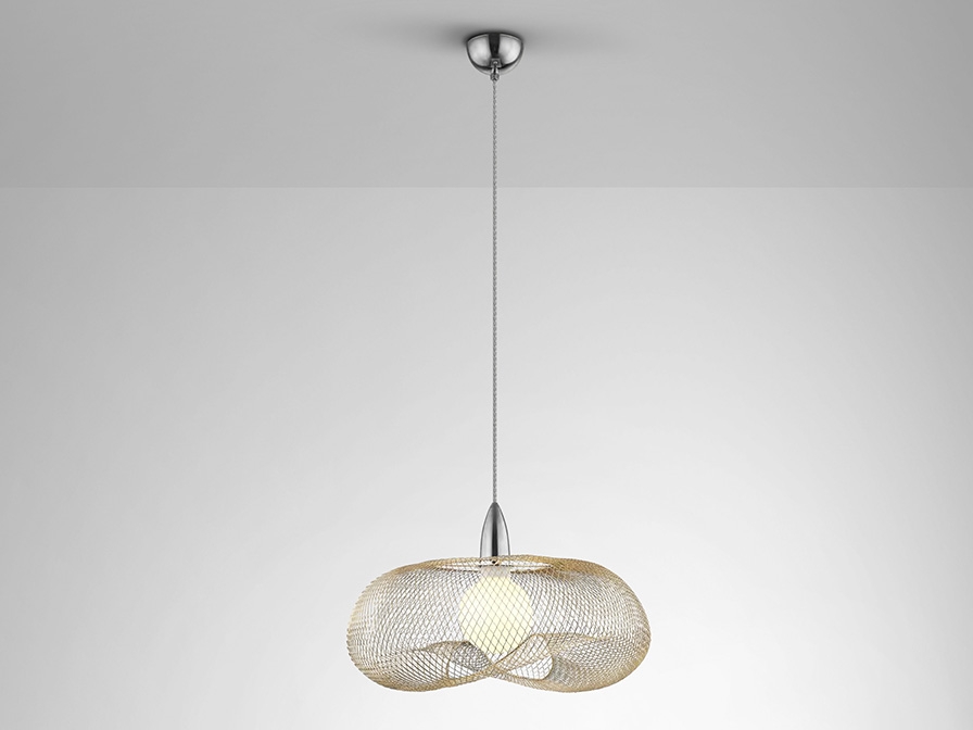 108985 Подвесной светильник 1L хром/золотой Schuller Forma - Вид №4