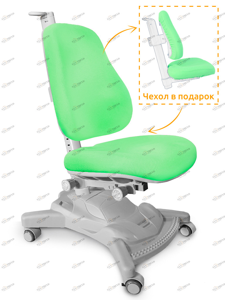 Компьютерное кресло зеленое Onyx Mobi Y-418 KZ MEALUX  00-3950472 Зеленый Santreyd 