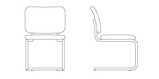 Венский соломенный консольный стул In Stock Knoll ARCH-00140085 - Вид №3