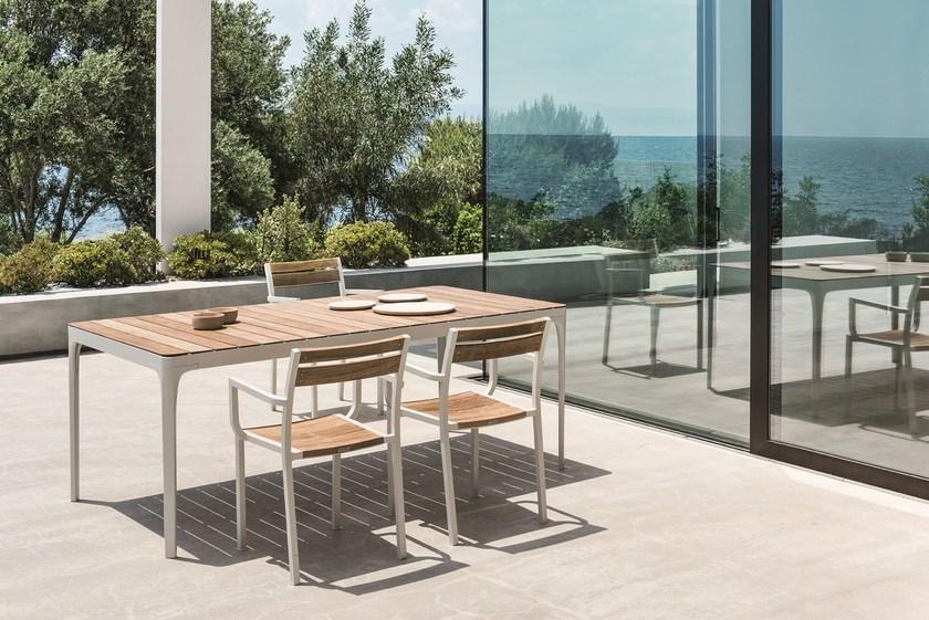 Ethimo Прямоугольный садовый стол из тика Play Pltrm1_tt - Вид №2