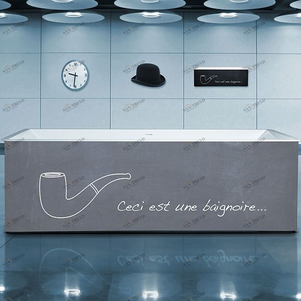 Ванна отдельностоящая Urbain Black Board Zinc Aquamass