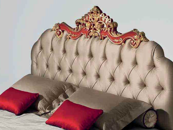 Двуспальная кровать в стиле барокко с мягким изголовьем OAK Галерея ARCH-00130910 - Вид №1