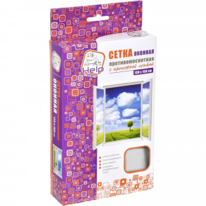 82709755 Сетка - штора Help москитная на окно 130x150 см