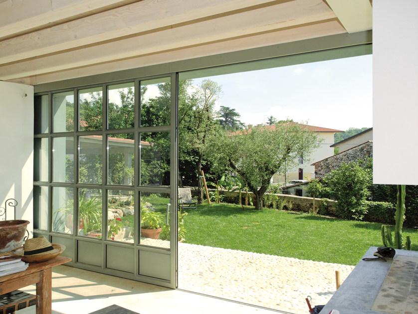 PALLADIO Распашное окно из стали с терморазрывом sun-id-1442575 - Вид №13