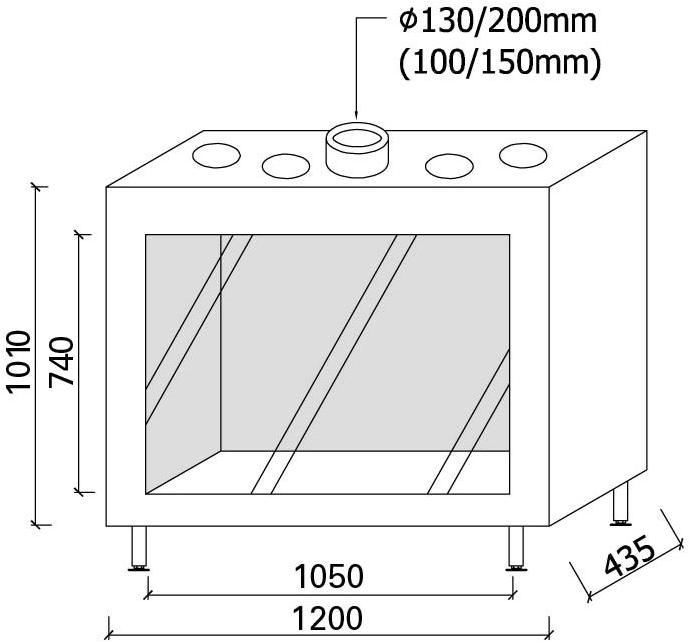 Metalfire Закрытый газовый камин Avenue sun-id-1412873 - Вид №7
