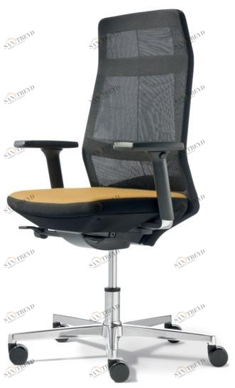 Wiesner-Hager Стул офисный вращающийся с 5 спицами и подлокотниками Ayo 5511 / 5512