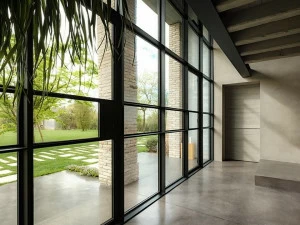 Mogs Французское окно с терморазрывом из стали Ferrofinestra