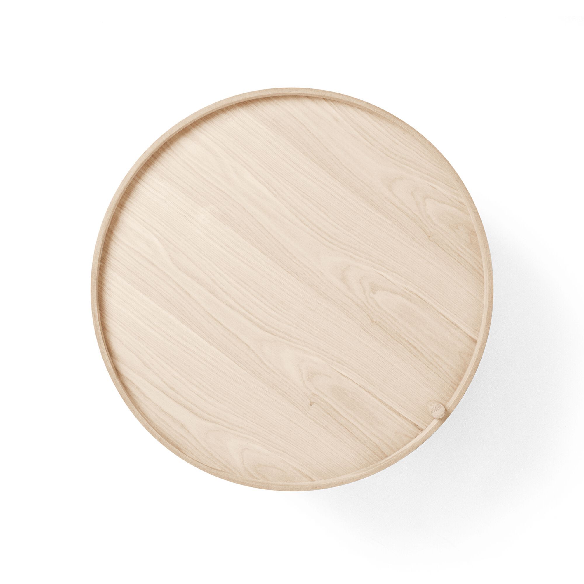 Деревянный круглый журнальный столик с отсеком для хранения Audo Copenhagen TURNING TABLE ARCH-00152144 - Вид №1