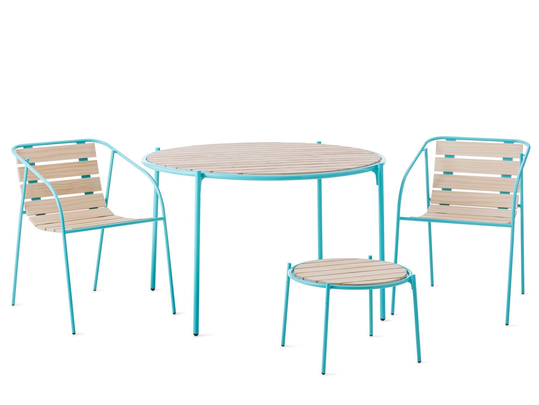 Стальной круглый садовый стол Nola Industrier Rocky ARCH-00012147 - Вид №1