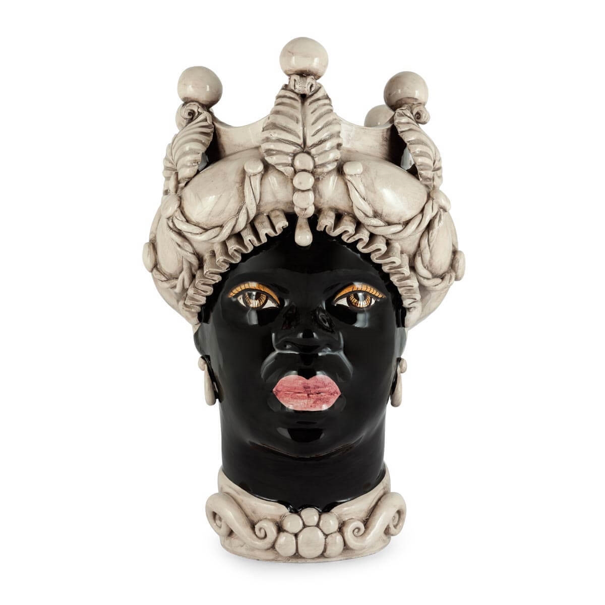 200945-10 ABHIKA ВАЗА MORO LADY BAROQUE WHITE 