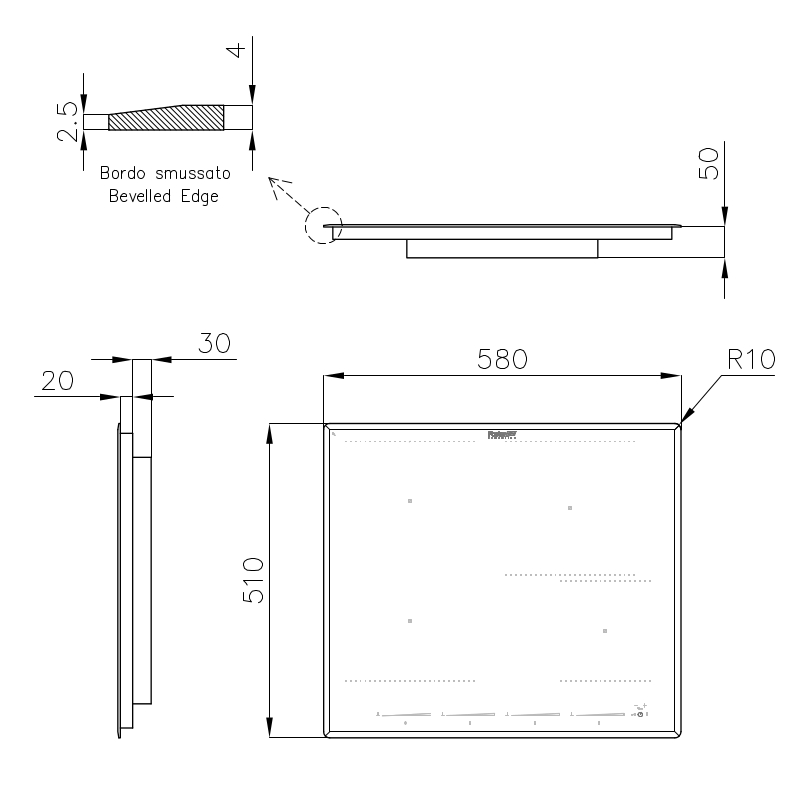 7381645 Варочная панель KE Induction 7381 645 Fosterspa  - Вид №1