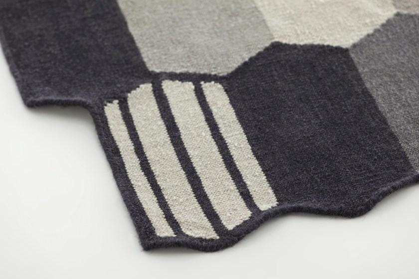 GAN Прямоугольный коврик в стиле пэчворк из шерсти Kilim sun-id-1446848 - Вид №2