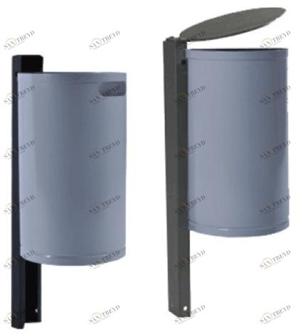 Euroform W Контейнер для мусора металлический с крышкой  220l, 221l 