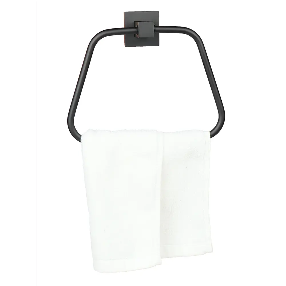 Навесное кольцо для полотенец Квадро черный матовый металл 89380866 Santreyd STLM-1580366 - Вид №5