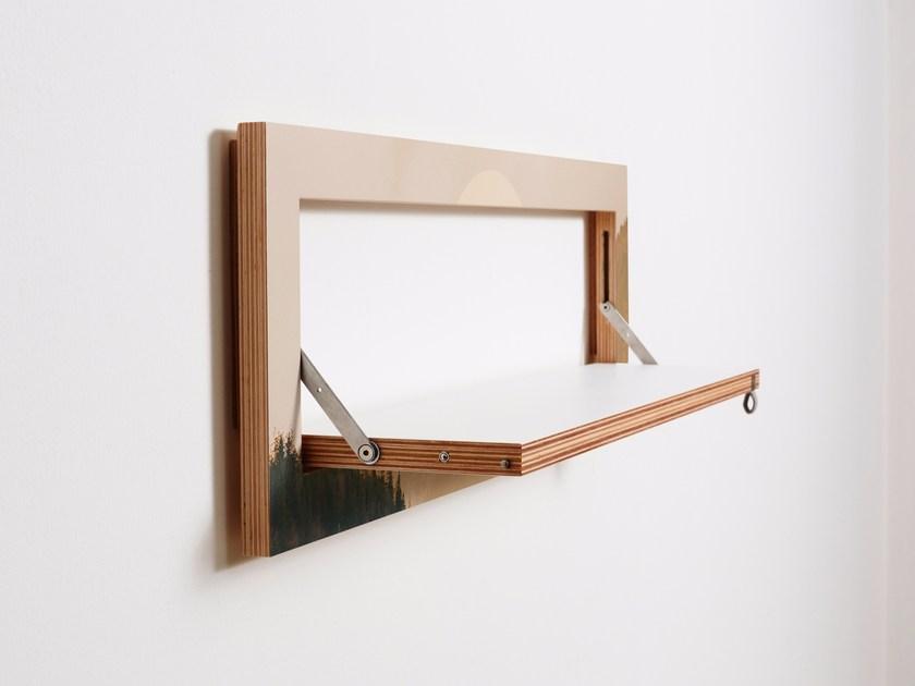 AMBIVALENZ Складная фанерная полка Fläpps shelf 80×27-1 Fl060046 - Вид №1