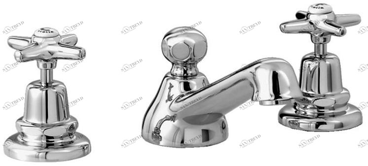 RUBINETTERIE STELLA Смеситель для раковины на 3 отверстия Italica It00014