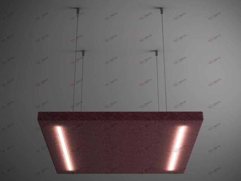 LvB Acoustics Подвесная акустическая панель из войлока со встроенной подсветкой sun-id-1416150