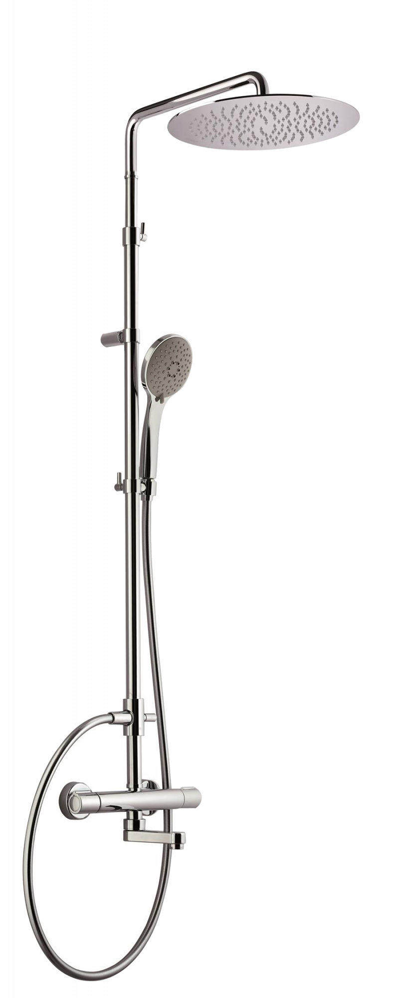 01-1870-N-CR CARIMALI Rigoletto телескопическая с изливом, душевая лейка MySlim 