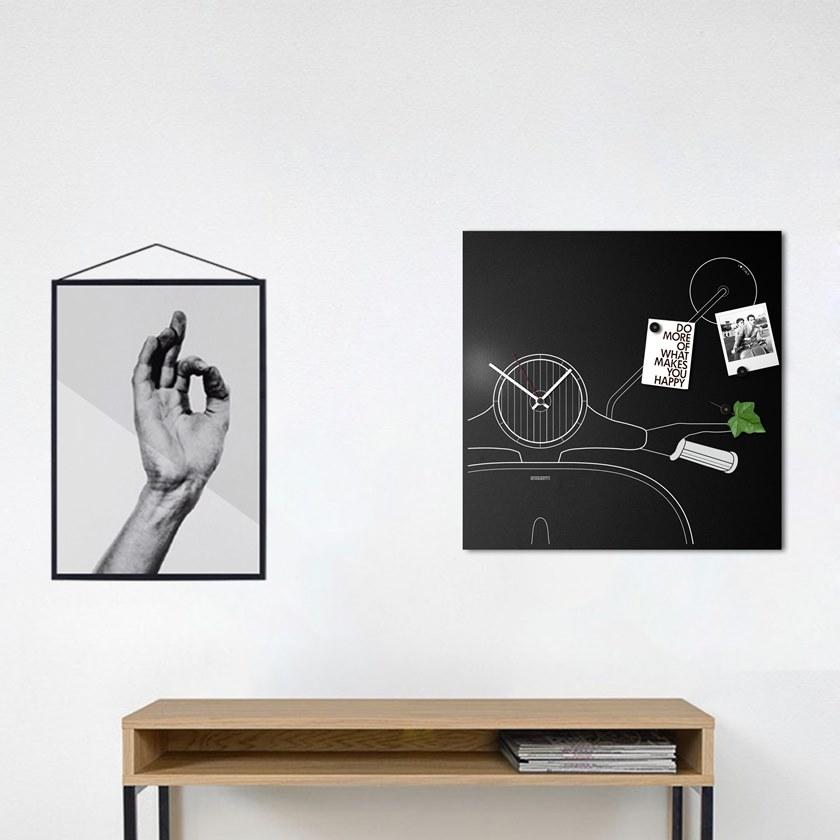 Designobject.it Часы из листового металла / шифер  It6632  - Вид №3