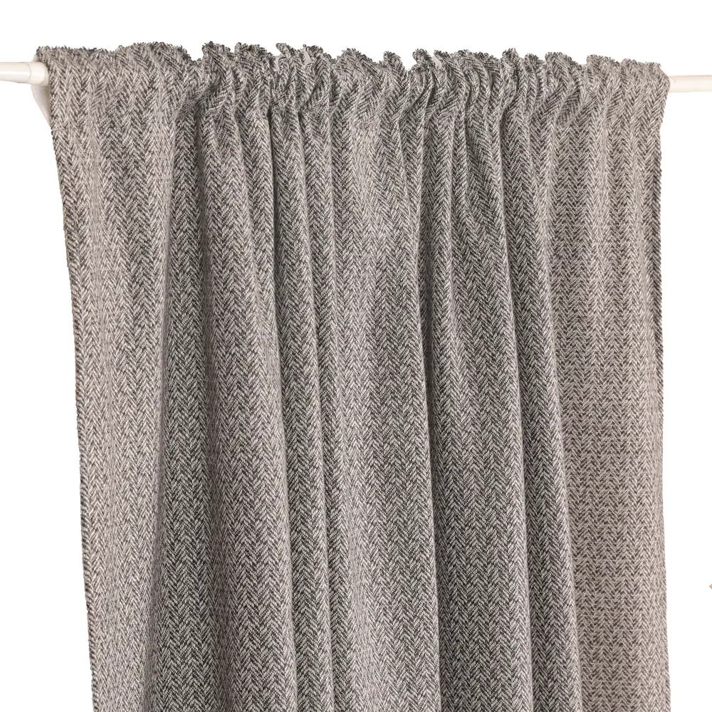 Штора на ленте Inspire Lefi 160x280 см цвет черно-серый STLM-2075006 - Вид №3