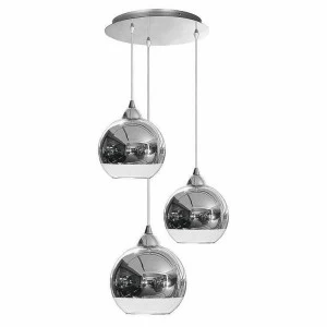 Подвесная люстра Nowodvorski Globe 9306 NOWODVORSKI ДИЗАЙНЕРСКИЕ, GLOBE 187497 Хром