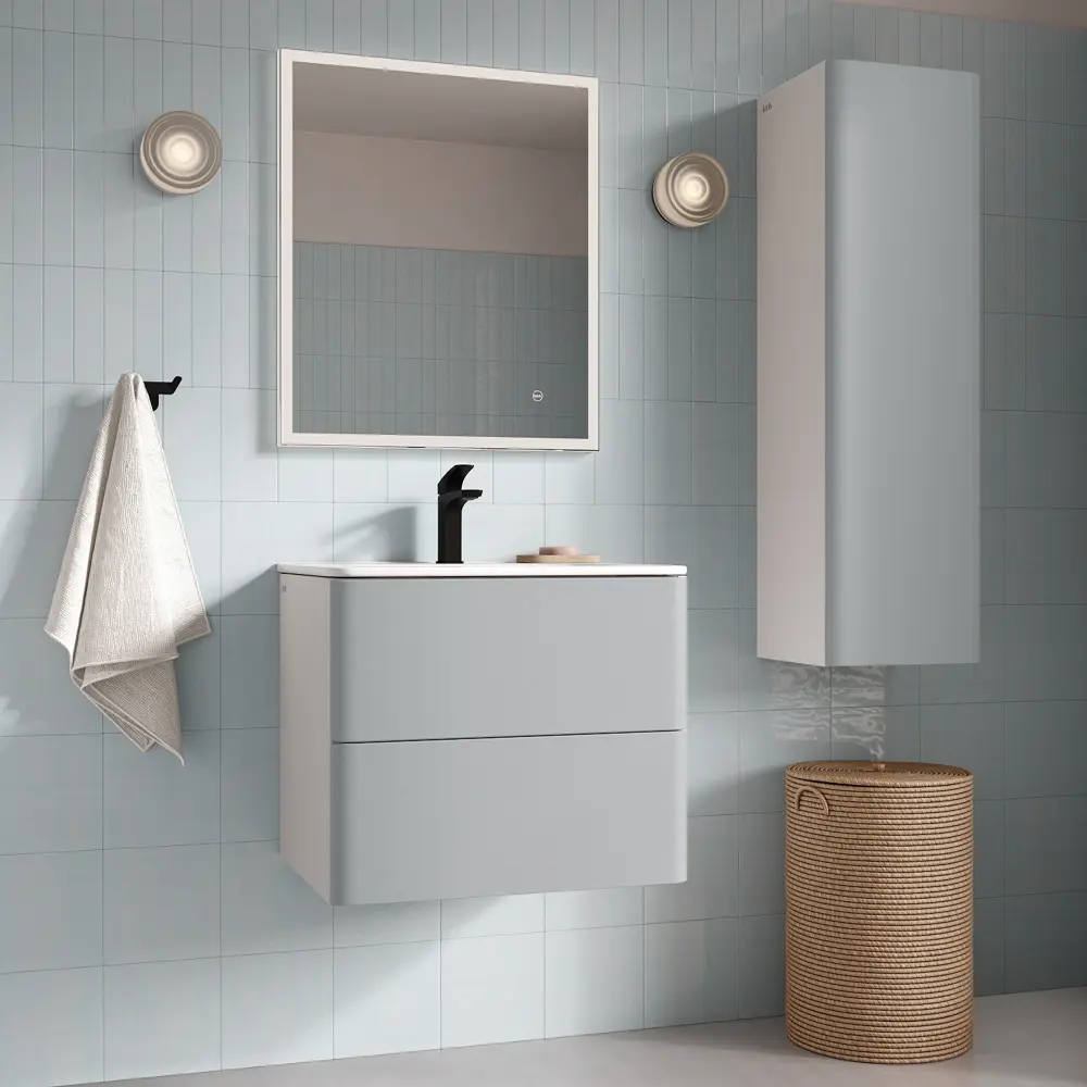 Фасад для пенала подвесного Iddis Lahta 30 см LAH30G0i89 МДФ цвет серый STLM-2020414 - Вид №7