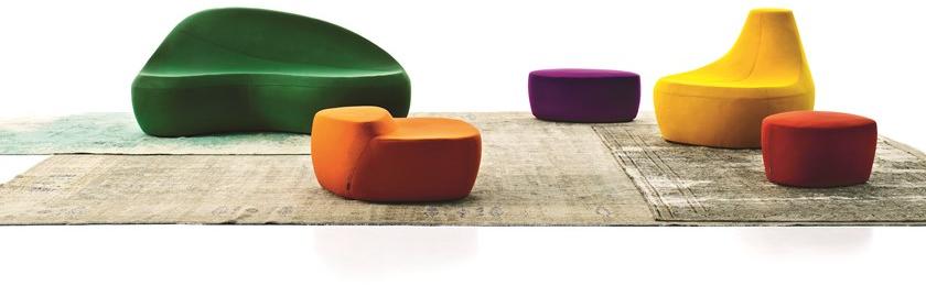 Moroso Пуф из ткани Saruyama island sun-id-1483561 - Вид №5