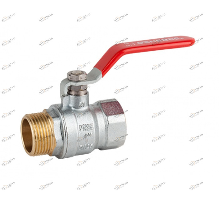 GENEBRE 3034h 06 Шаровой кран (красная ручка) 