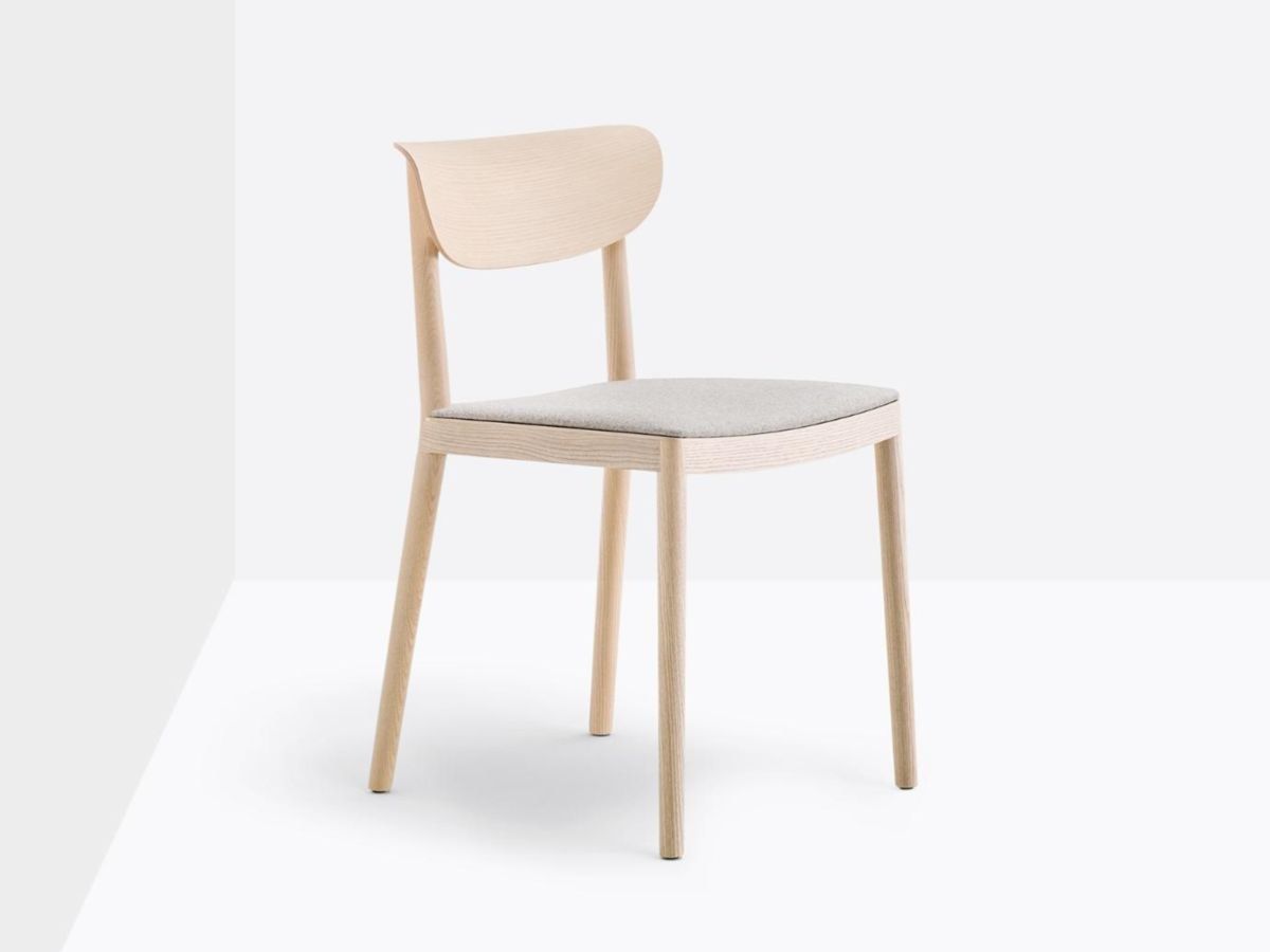 Стул из ясеня с мягким сиденьем Pedrali ARCH-00115477 - Вид №1