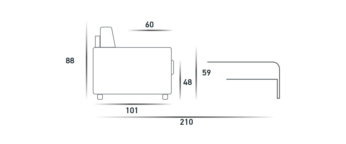 Диваны Divano 2 Posti Spaziorelaxitalia  Frank Frank Divano 2 Posti - Вид №4