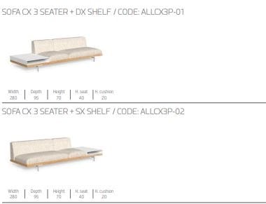 4-местный садовый диван Accoya из ткани и дерева Talenti Allure ARCH-00051286 - Вид №4