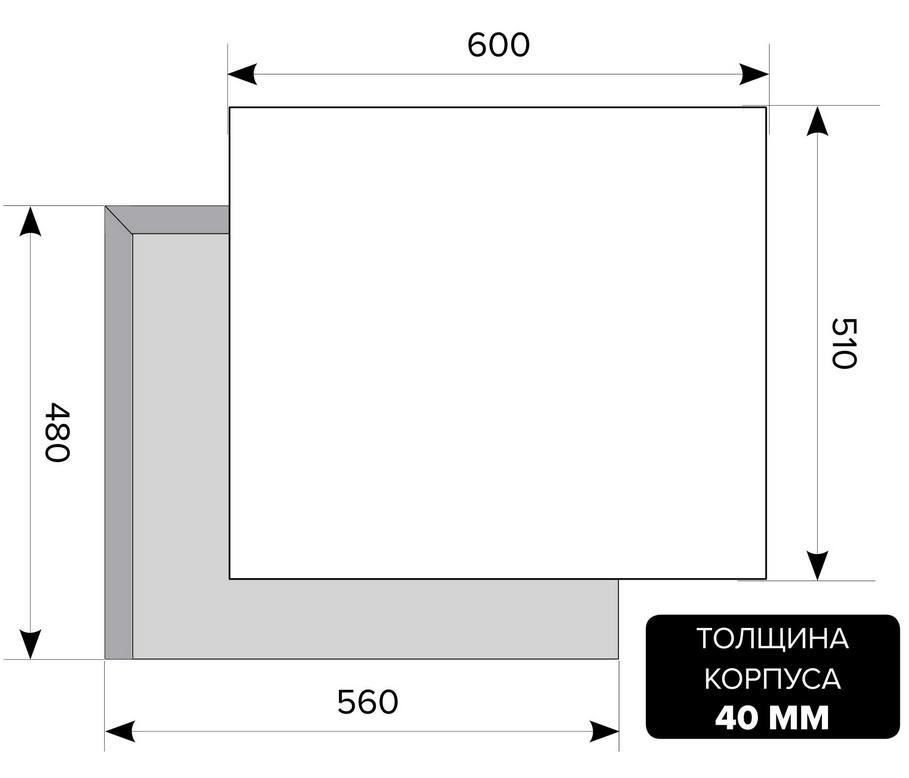 1074232 Газовая варочная поверхность LEX GVG 643C IV STDN-0135006 - Вид №5