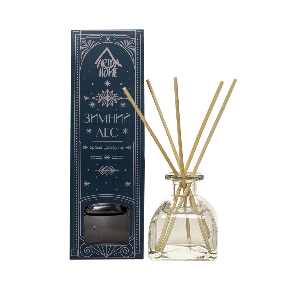 100-037 Ароматический диффузор Новогодний аромат 50 мл Зимний лес АР ARIDA HOME 