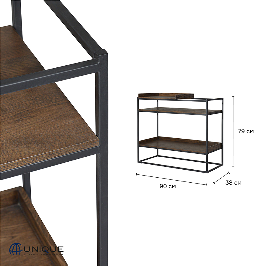 42053020 Столик , rivoli, 90х38х79 см Unique Furniture  - Вид №11