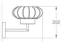 luxcambra Прямой светильник настенный плетеный ручной работы Niuet sun-id-1490153 - Вид №6
