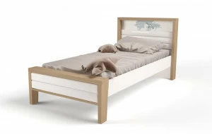 Кровать ABC-KING 190х90 №2MIX OCEAN №2 (с мяг.изнож) (голубой)