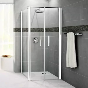 Боковая панель 81 см GIADA F2B Novellini GIADA с белым профилем