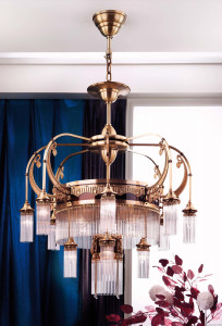 Orion LU 1660/8+4+1 alt-MS STÄBCHENSERIE люстра