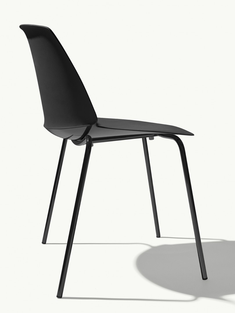 Classy 1090 Стул со стальным каркасом, 4 ножки. Полипропиленовая оболочка. Et al. Classy - Вид №3