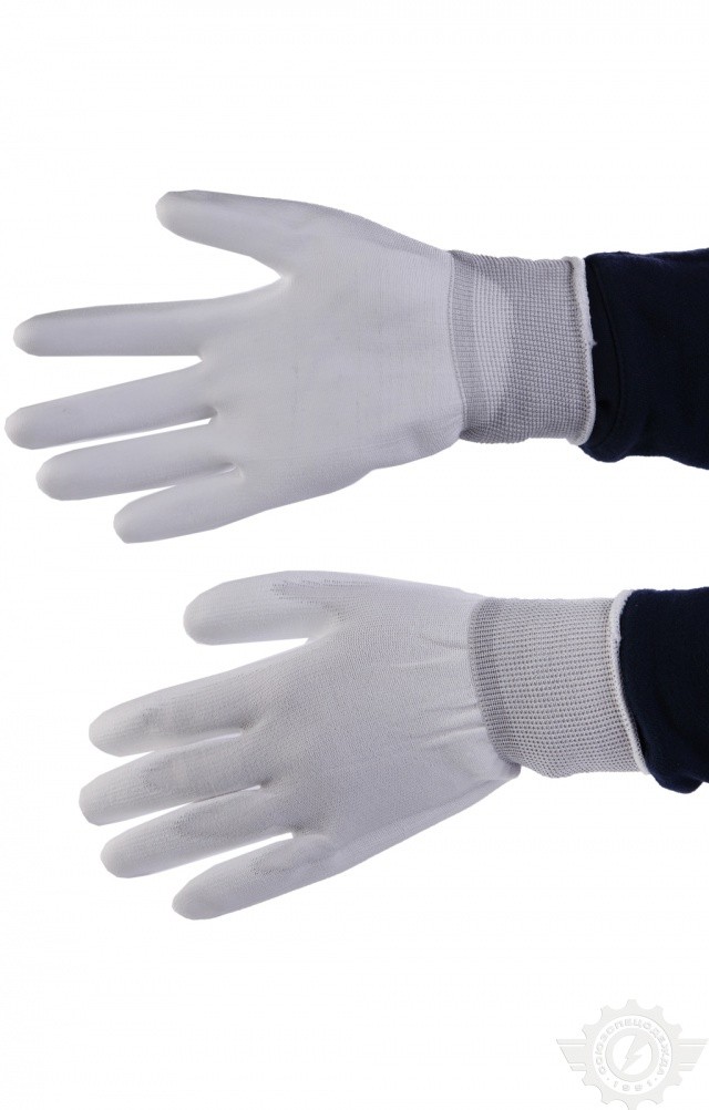 59220 Перчатки нейлоновые с ПУ покрытием  Средства защиты рук  размер Спецодежда 
