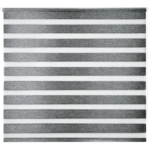 Штора рулонная день-ночь блэкаут Miamoza 160x175 см серая 82614533 STLM-2126903