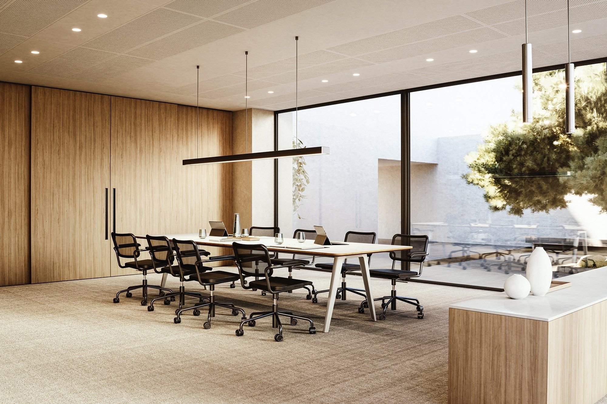 Плетеное вращающееся кресло с колесами THONET S 32 / S 64 ARCH-00027758 - Вид №3