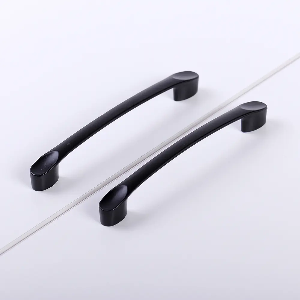 87377155 Ручка-скоба мебельная L4.029 алюминий 128 мм цвет черный STLM-1012630 LARVIJ  - Вид №5