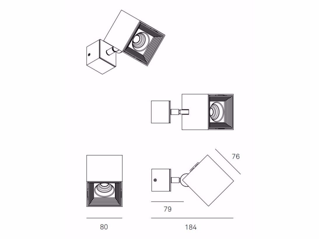 Регулируемый настенный светодиодный прожектор Milan Iluminacion Dau ARCH-00107165 - Вид №3