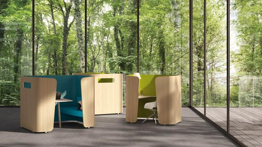 Sinetica Акустическая офисная будка из дерева We meet sun-id-1368603 - Вид №4