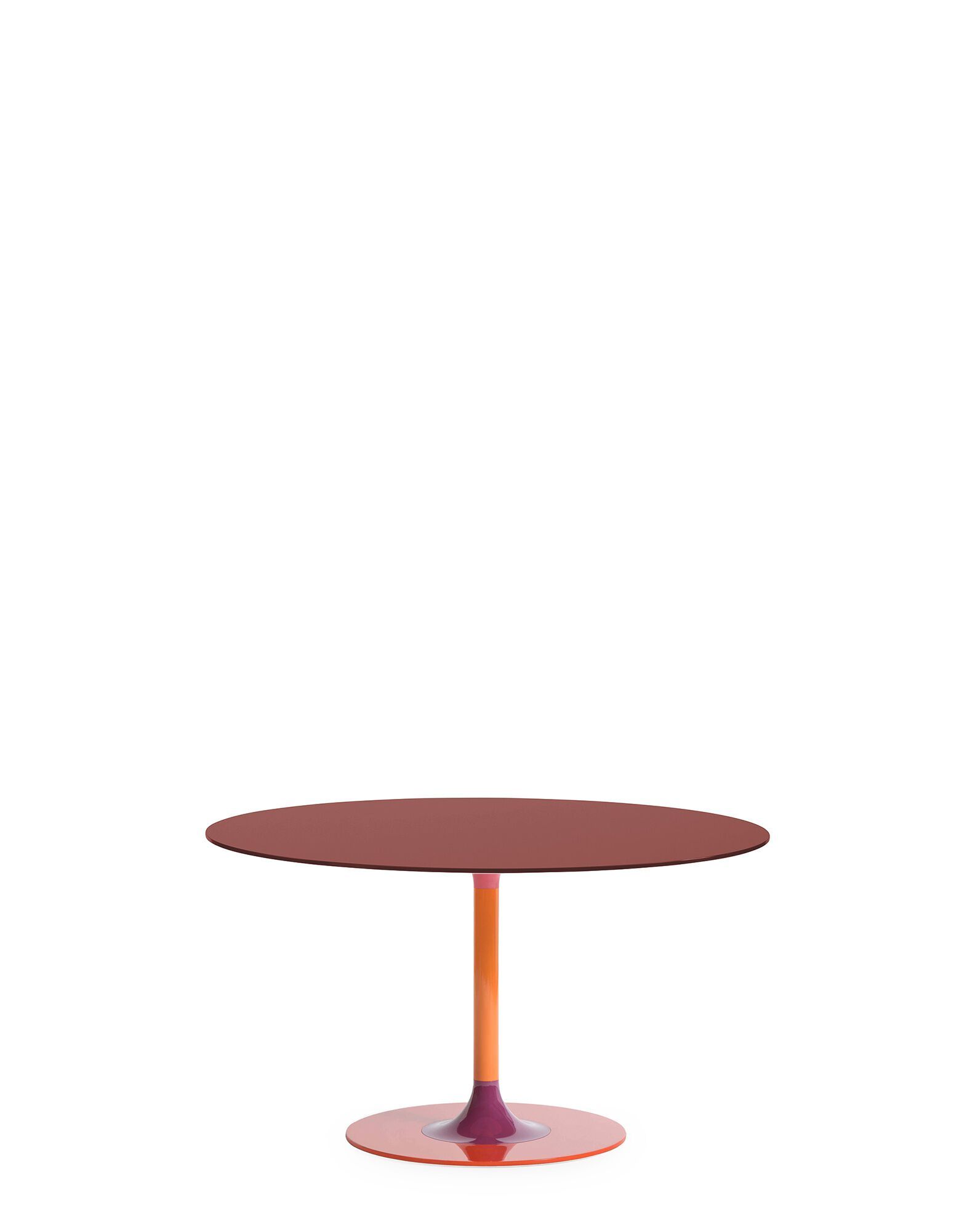 Круглый стол с хрустальной столешницей и стальным основанием Kartell Тьерри ARCH-00112353 - Вид №4