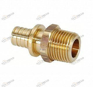 REHAU Муфта надвижная НР 16х1/2" RAUTITAN RX бронза 366049